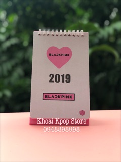 Lịch để bàn Blackpink 2019