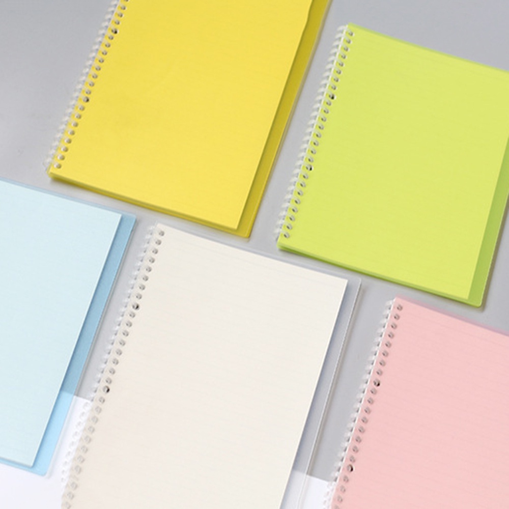 Set 10 còng nhựa 30 lỗ dùng để cố định sổ tay 6 màu 85 tờ