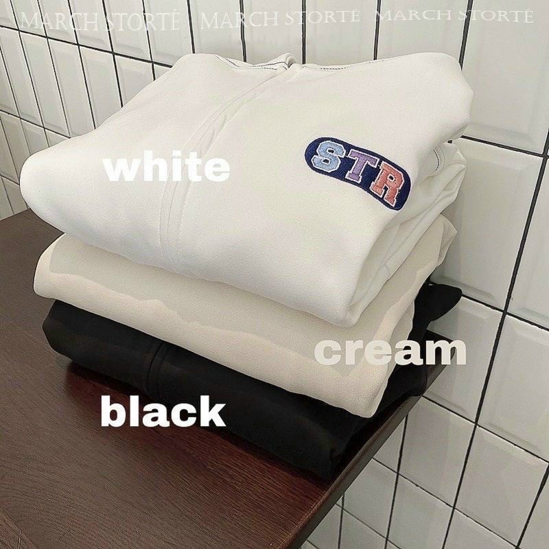 Áo khoác nỉ unisex Homies liền mũ có túi STR có 3 màu SHOPMAP