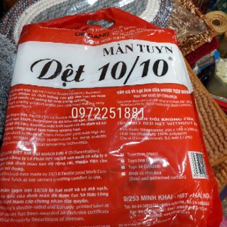 Màn tuyn 10/10 mẫu mới công ty