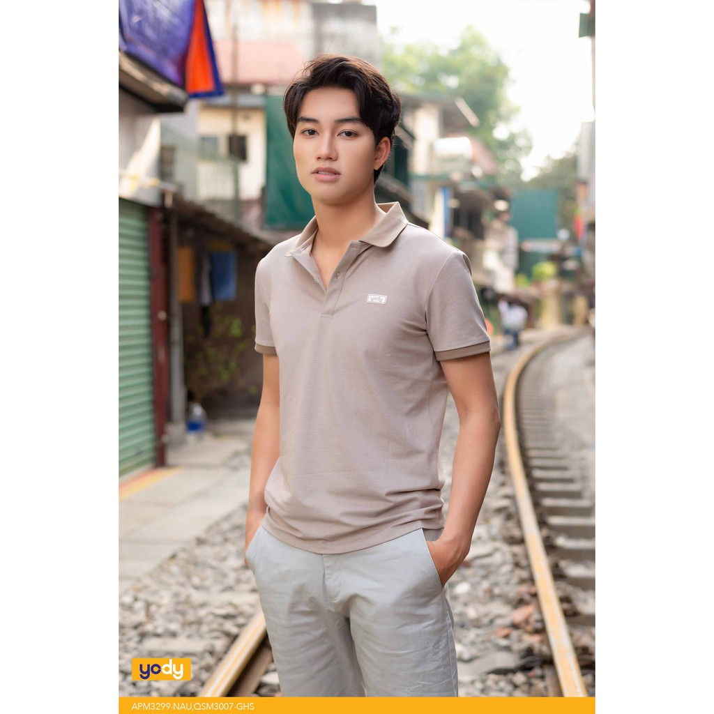 Áo Phông Polo Nam YODY Mắt Chim Chất Thun Cotton Ngắn Tay Có Cổ Mã SP APM3299 | BigBuy360 - bigbuy360.vn