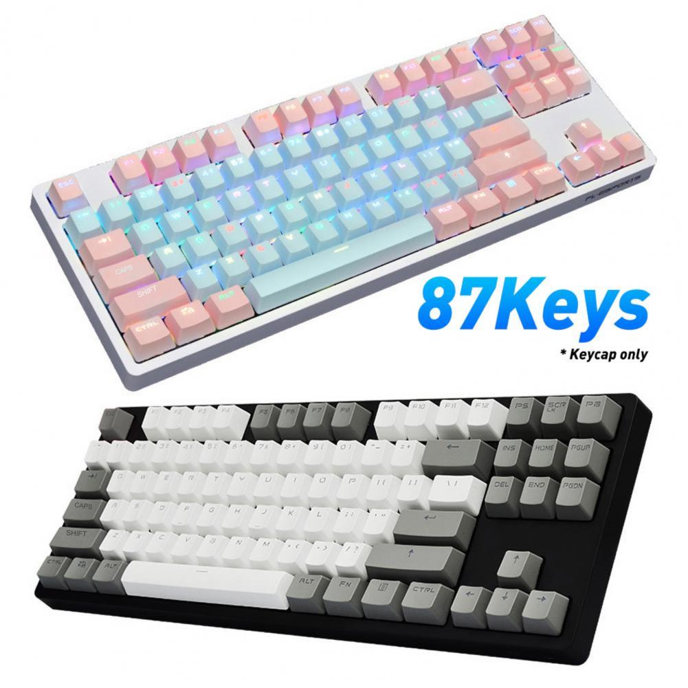 Bàn Phím Cơ Chơi Game 87 Phím Chống Va Đập Có Đèn Nền Màu Xanh Dương Cho Máy Tính/Laptop/PC