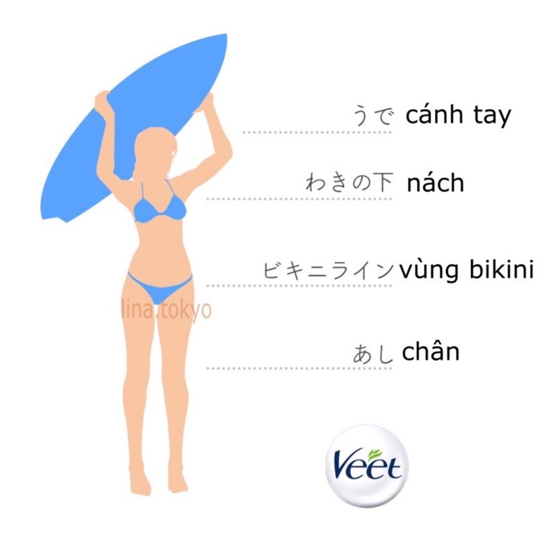 Kem TẨY LÔNG Veet Nhật Bản 150g cho da nhạy cảm . | BigBuy360 - bigbuy360.vn
