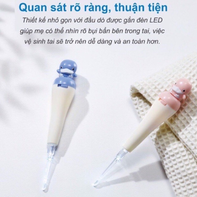 Ráy tai có đèn KUKU KU3036 cho bé từ 6 tháng