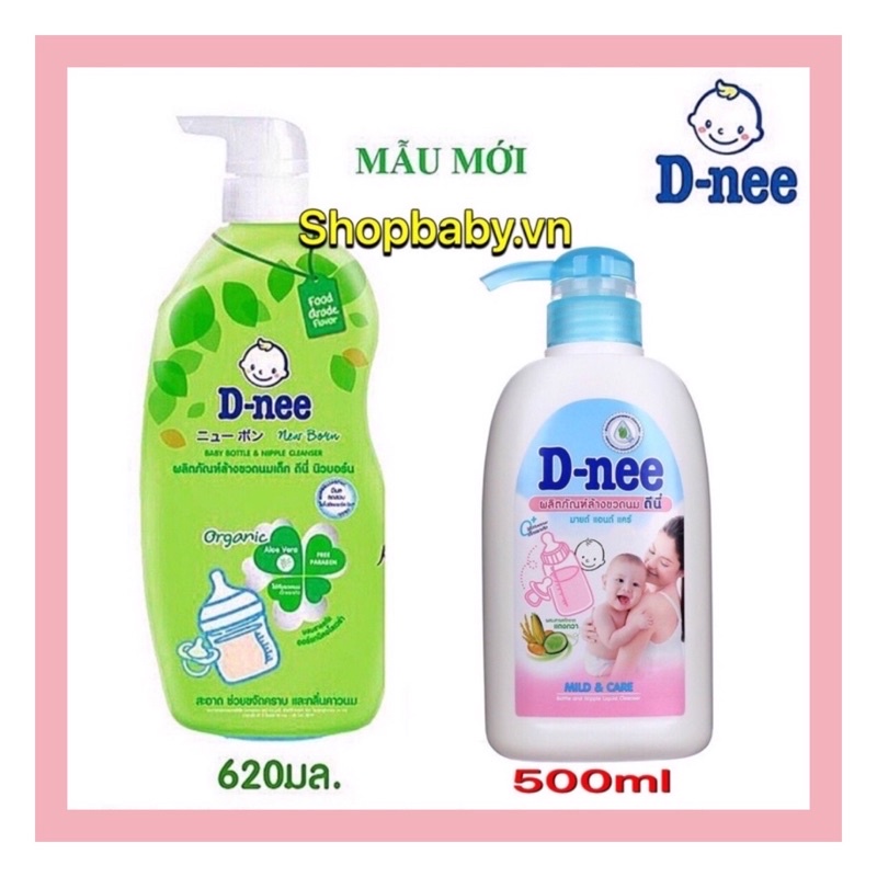 Nước rửa bình sữa dnee, rửa chén bát và rau quả hữu cơ an toàn cho bé thái lan