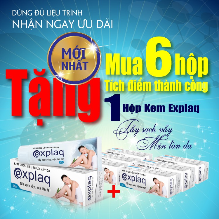 Kem Ngừa Vảy Da Explaq - Giúp Dưỡng Da, Làm Sạch Tế Bào Da Chết (Tuýp 35g)