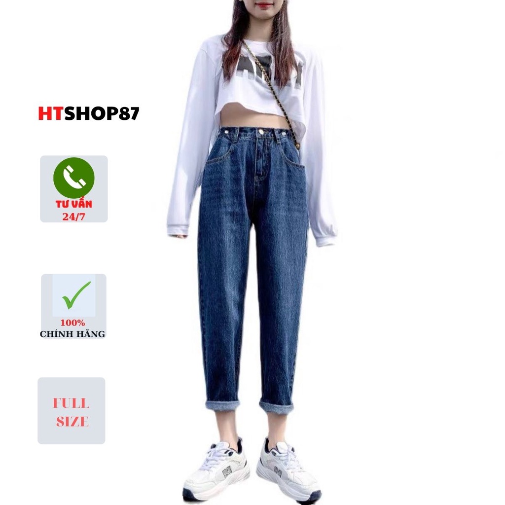 Quần bò jean nữ Unisex mẫu mới nhất 2022 HTJean | BigBuy360 - bigbuy360.vn