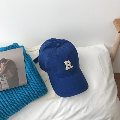 Mũ Lưỡi Trai Cotton Mềm Mại Thêu Chữ R Phong Cách Hàn Quốc Thời Trang Xuân Thu 2022 Cho Nam Nữ