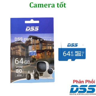 Thẻ nhớ 64Gb DSS Class 10 Micro SD 80mbps s - Chính hãng