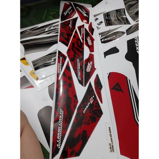 Tem rời satria đỏ chấm bi đen