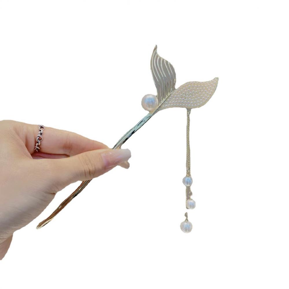 Kẹp Tóc Hình Đuôi Nàng Tiên Cá Bằng Kim Loại Cao Cấp Cho Nữ