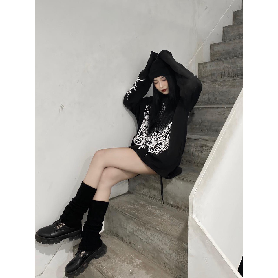 Áo hoodie VAH studio monster Áo khoác nỉ hoodie vah.studio chất nỉ bông hàng vah chính hãng - Gin Store