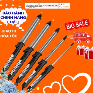 Máy uốn tóc xoăn lọn cao cấp Hàn Quốc KOREMI NA-886 Chỉnh nhiệt chuẩn salon tóc xoay trục 360 độ