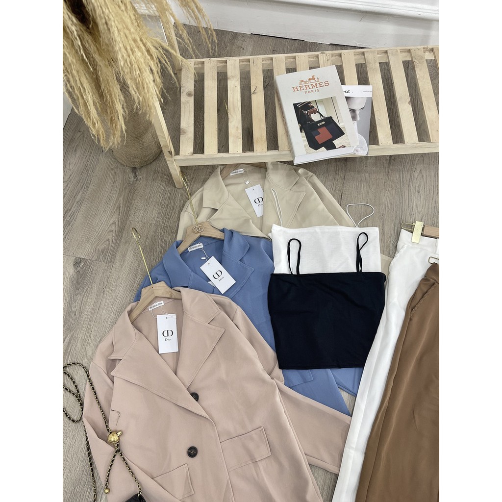 Set Vest Basic 3 Món Mix Chân Váy Xếp Ly | BigBuy360 - bigbuy360.vn