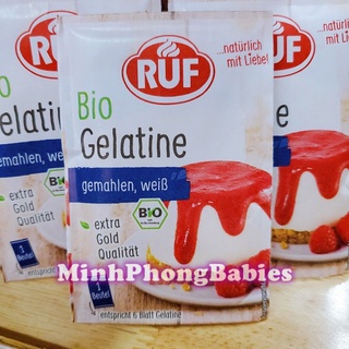 [02.2027] Bột Gelatine hữu cơ Ruf làm thạch 9g