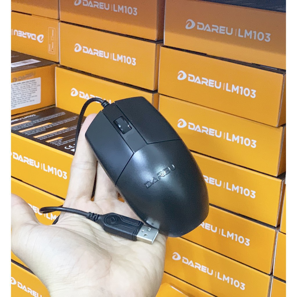 Bàn phím chuột máy tính văn phòng có dây DAREU LK185 + LM103 bảo hành 24 tháng