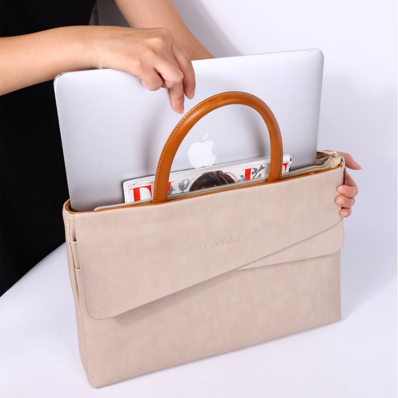 Thư của phụ nữ xách tay trong văn phòng A4 s ứ giả làm việc đồ sộ 13.3 "14 máy tính túi 15 | BigBuy360 - bigbuy360.vn