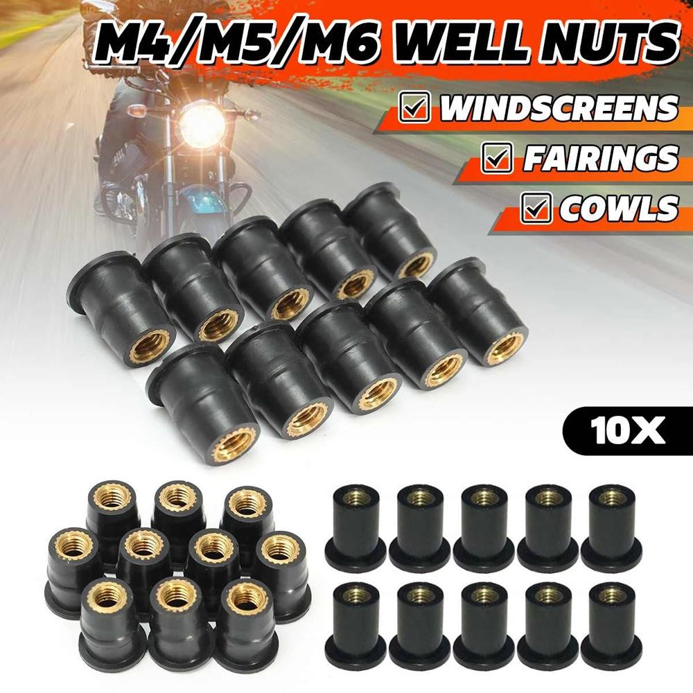 Chốt Cài Kính Chắn Gió Xe Máy Honda 4 / 5 / 6mm M4 / M5 / M6