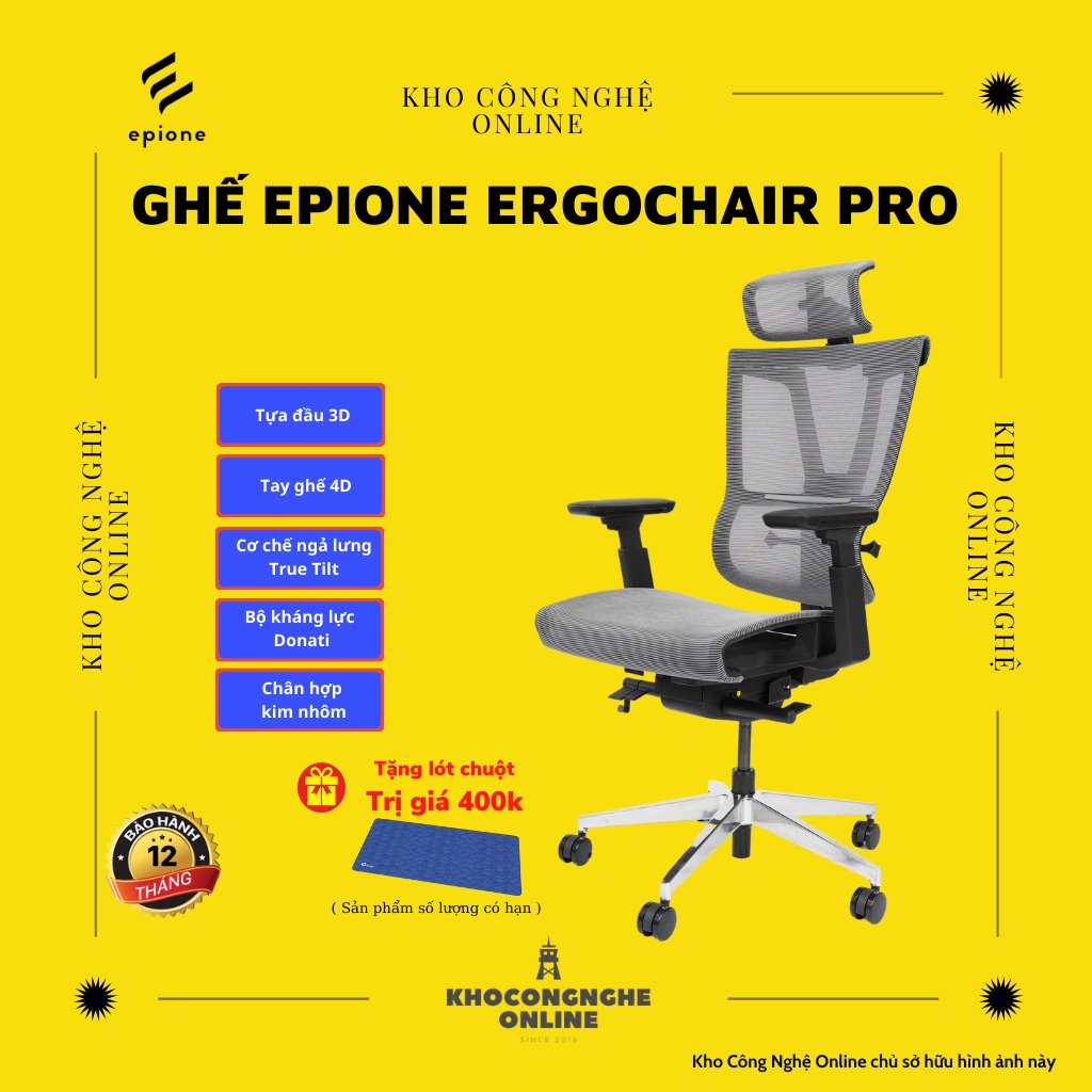 Ghế công thái học Epione ErgoChair Pro