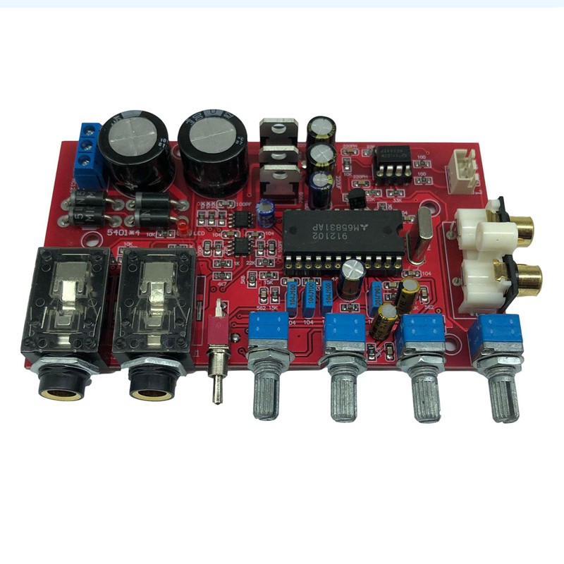 High Quality M65831AP Karaoke Pre-Board NE5532 Audio Dedicated Amplifier AC12V-15V