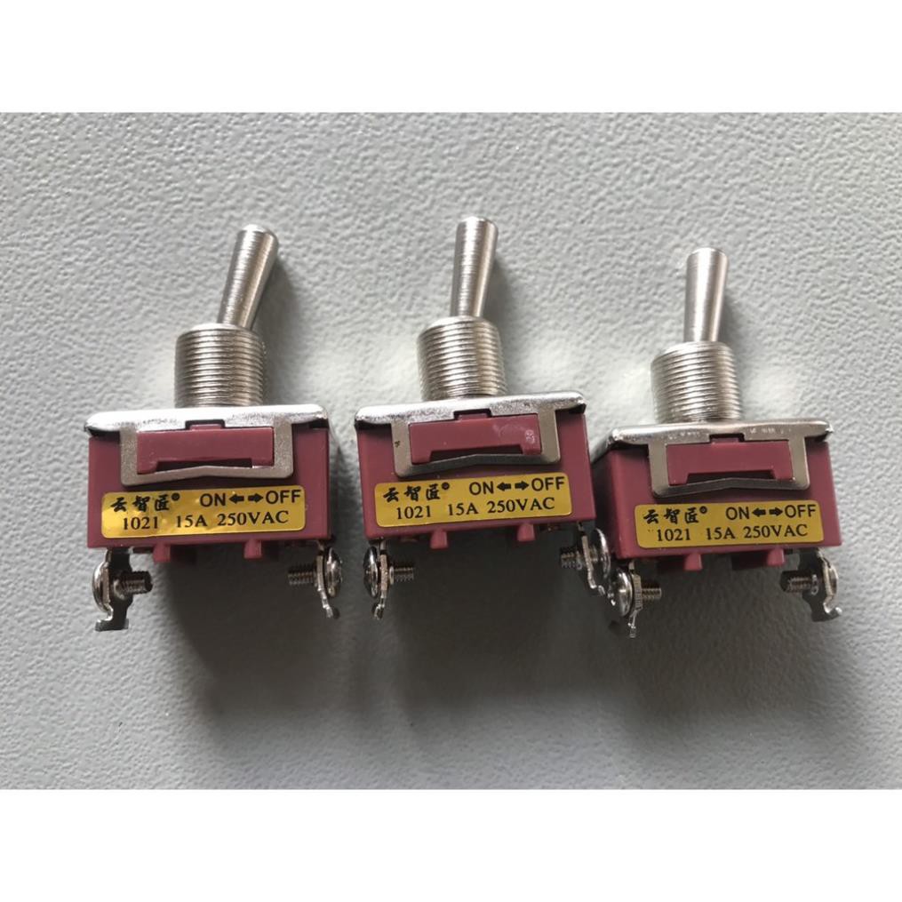 Công tắc gạt 2 chân ON - OFF 15A 1021 -TBĐ