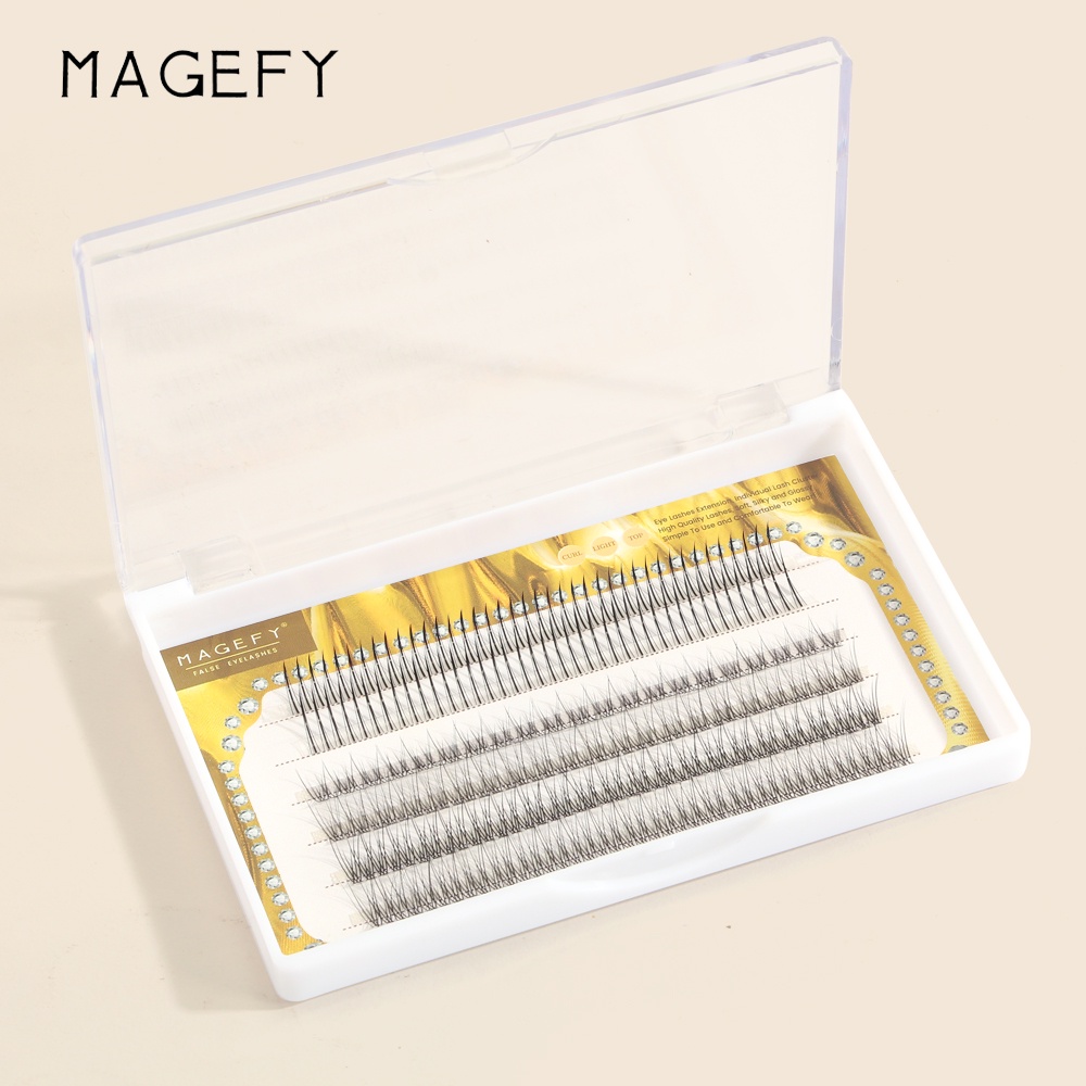 Bộ 120 cụm lông mi giả MAANGE nối dài 8-13mm