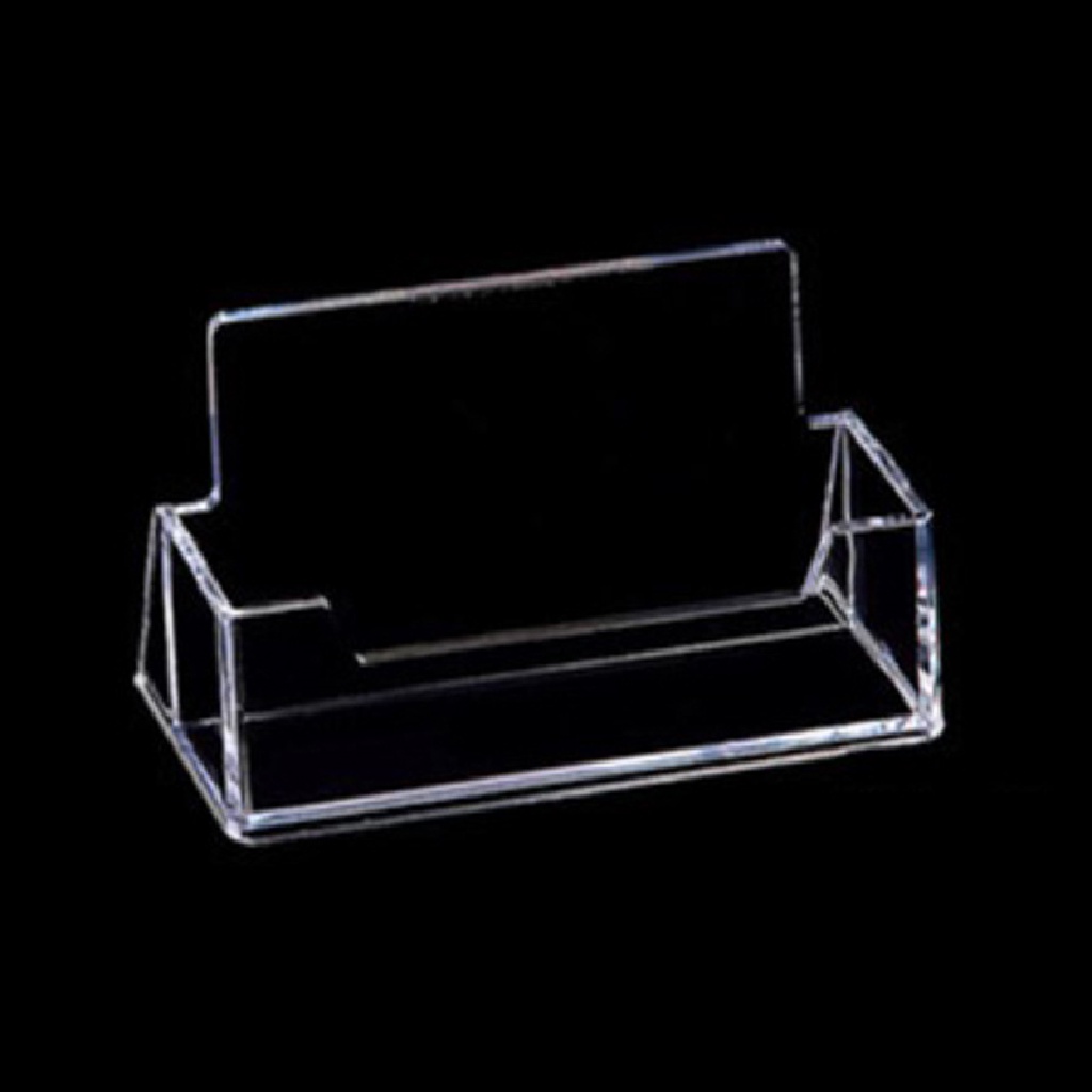 [TAT] Acrylic Transparent Desktop Business Card Holder Place Card Holder Shelf Box CVX