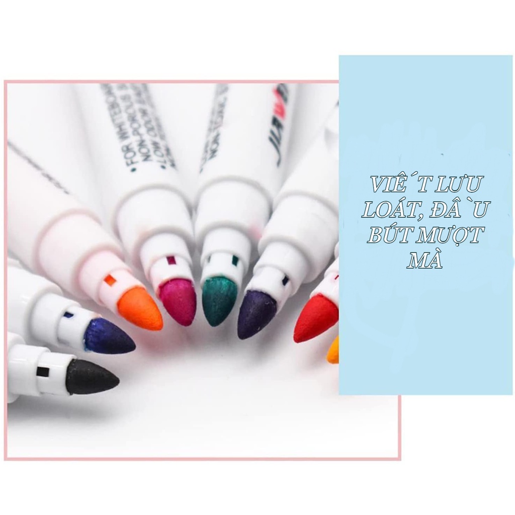 Set 12 bút vẽ nước ma thuật, vẽ hình nổi trên mặt nước, dùng được trên bảng trắng, đồ chơi giáo dục sớm cho trẻ em