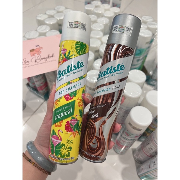 [TEM CHÍNH HÃNG] Dầu Gội Khô Batiste Dry Shampoo 200ml - Giúp Mái Tóc Bồng Bềnh, Mềm Mượt, Hết Ngứa