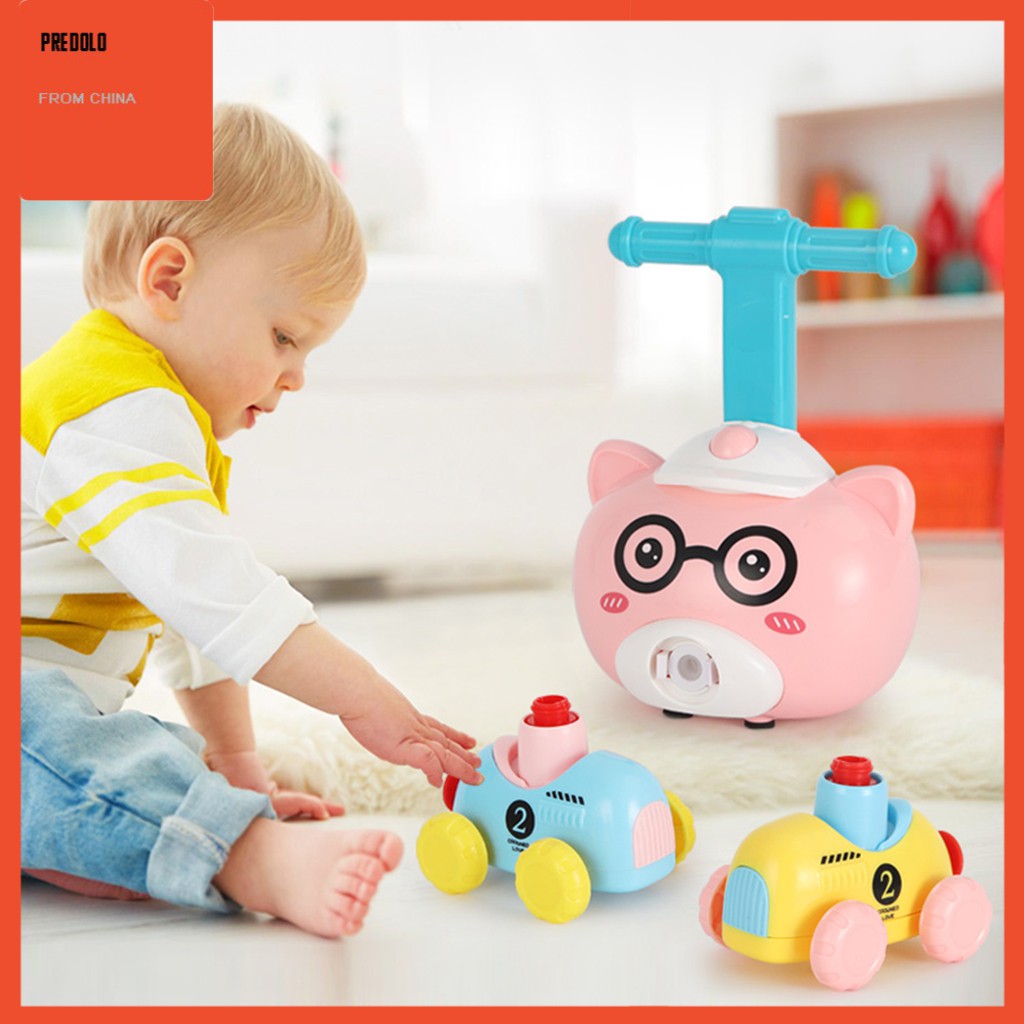 [In Stock] Balloon Powered Cars Balloon Racers Aerodynamic Cars Children's Science Toy