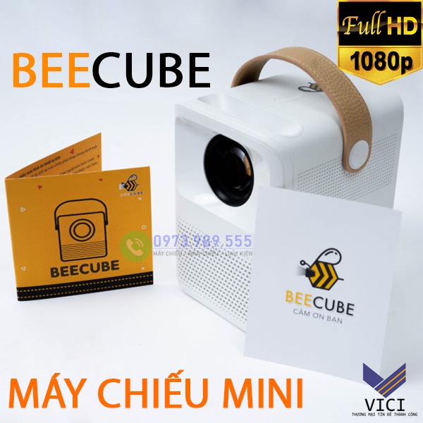 Máy Chiếu Beecube X2 Max Độ Phân Giải Full HD. Hệ Điều Hành Androi Xem Phim Không Dây Kết Nối Điện Thoại Tiện Lợi.