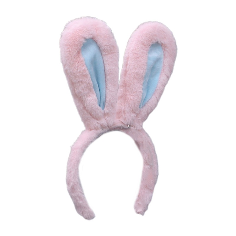 Băng Đô Tai Thỏ Bông Có Thể Uốn Cong Hóa Trang Phục Sinh