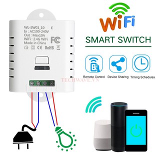 Công tắc điều khiển từ xa wifi SW1-10W Smart Life điều khiển mọi lúc mọi nơi qua APP di động