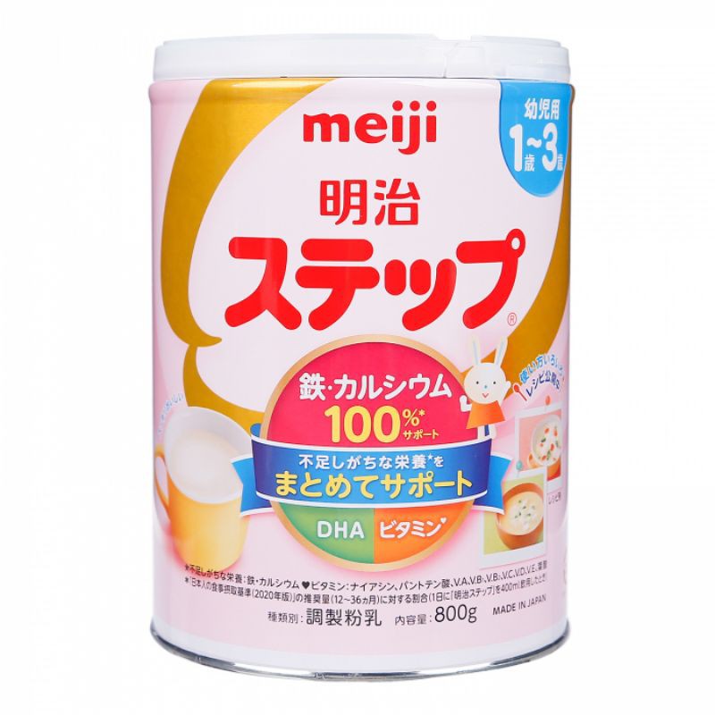 sữa Meiji lon số 9 (dành cho trẻ 1 đến 3 tuổi) mẫu mới nhất