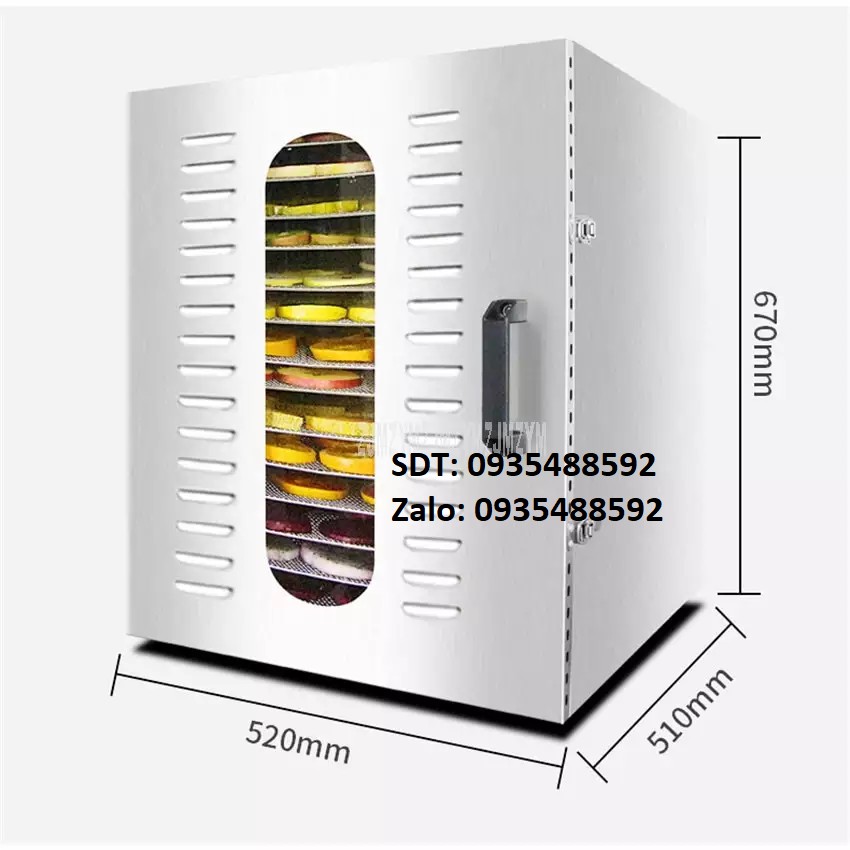 Máy sấy hoa quả thực phẩm công nghiệp