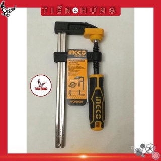 Kẹp gỗ chữ f ingco 50 x 150 mm, 50 x 200 mm hfc020502, 50 x 250 mm hfc020503, 80 x 300 mm hfc020802