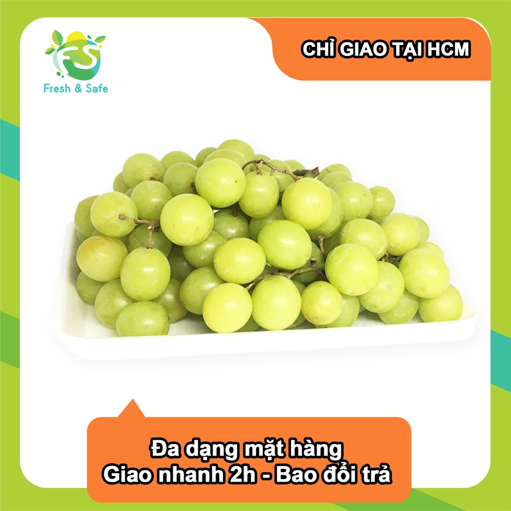 Nho xanh không hạt nhập khẩu - 500gr