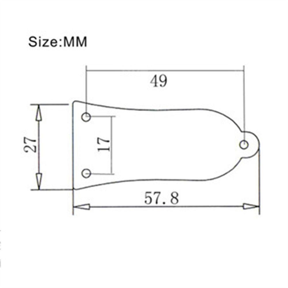 Vỏ Bọc Thanh Đàn Guitar Điện / Bass 3 Lỗ Siêu Bền