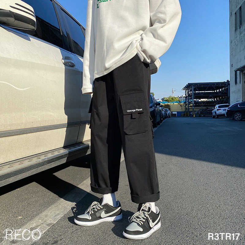 Quần vải nam Hàn Quốc cao cấp dáng rộng Trousers Loose R3TR17