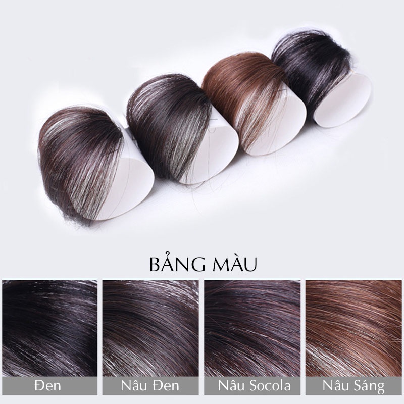 Tóc mái ngố giả phong cách Hàn Quốc, tóc mái giả ngố dày xinh xắn cho nữ TG5