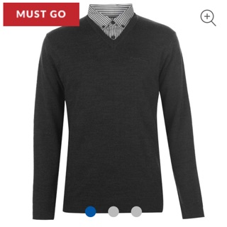Áo len sơ mi Pierre Cardin