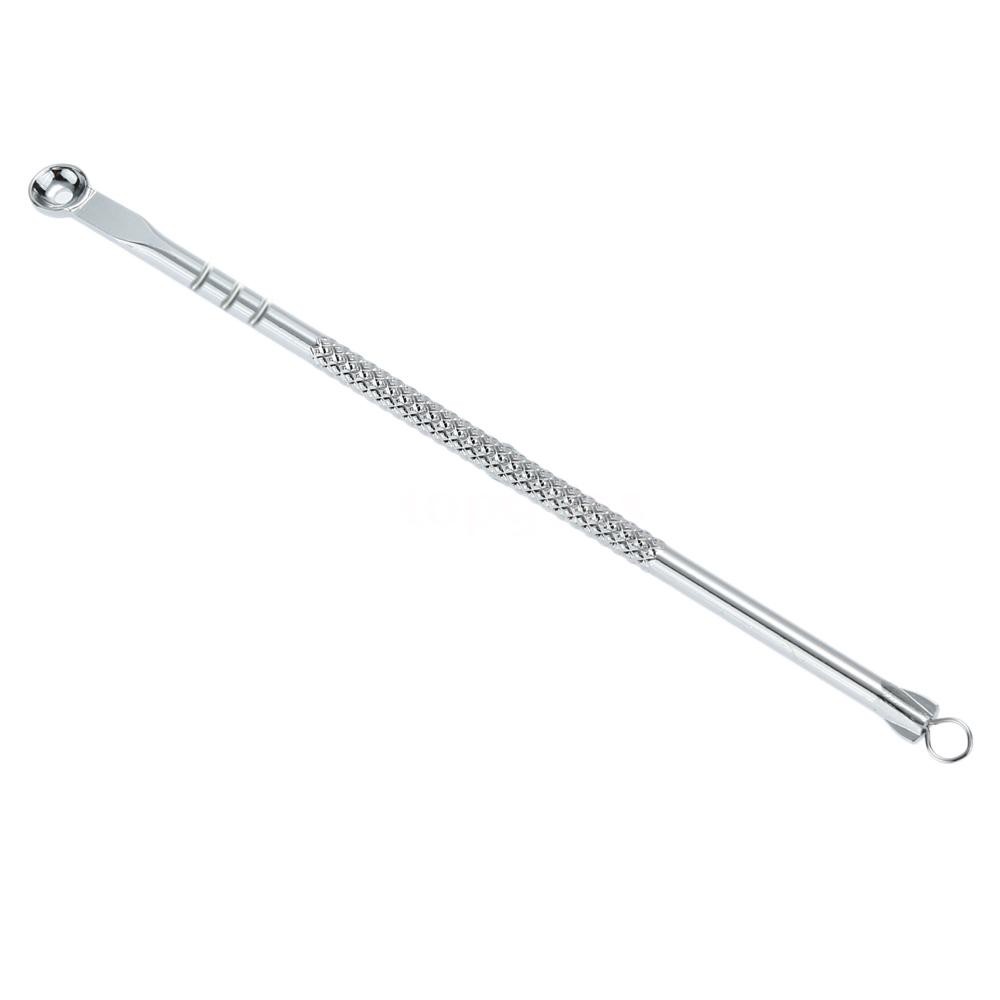 Que nặn lấy mụn đầu đen bằng Inox hai đầu đa năng