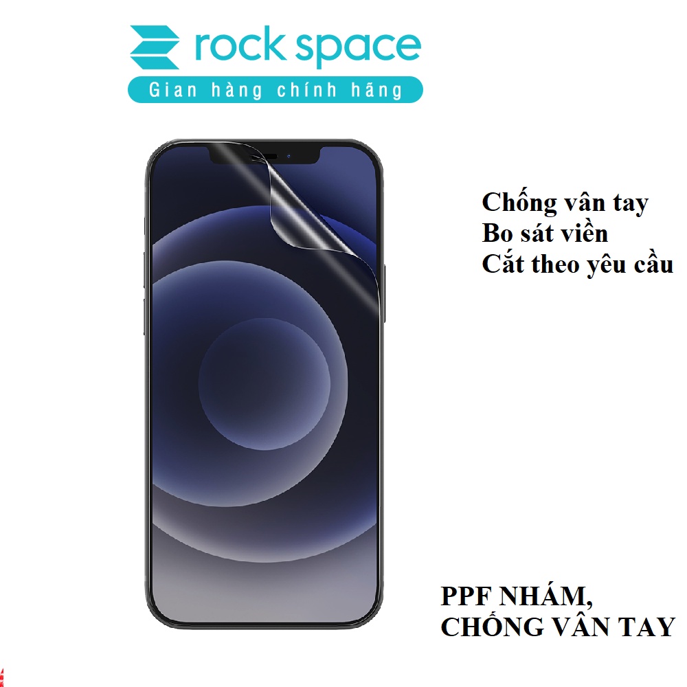 Kính Cường Lực PPF dẻo Rockspace nhám chống vân tay cho iphone và mọi dòng điện thoại Hàng chính hãng