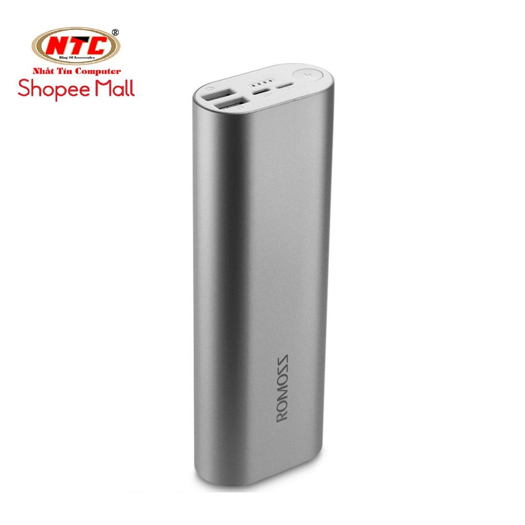 Pin Sạc dự phòng Romoss ACE20 20000mAh - 2 cổng Sạc input (Đen) - phân phối chính thức