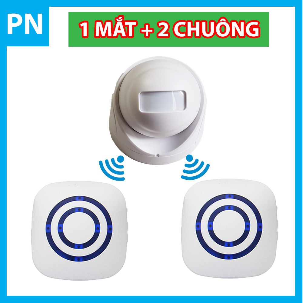 Chuông báo khách không dây (phiên bản nâng cấp) kết hợp báo chộm thông minh YF-0257