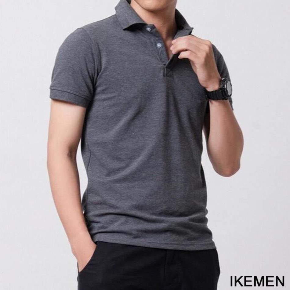 Sale 50% Áo Phông Nam Cổ Bẻ Ngắn Tay Cao Cấp Ikemen [Cung cấp Sỉ Toàn Quốc]