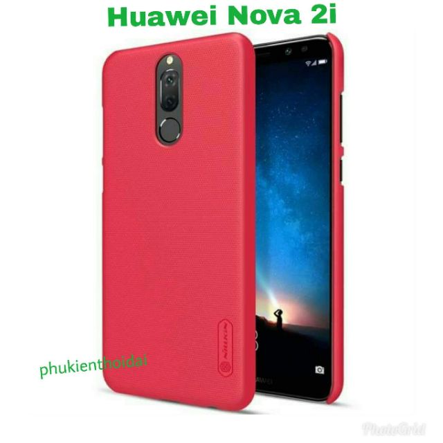 Huawei Nova 2i ốp lưng hiệu Nillkin nhựa sần cao cấp ( tặng dán màn hình )