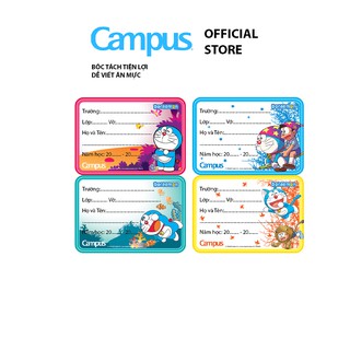 Nhãn Tập (Vở) Campus - Doraemon - 12 Nhãn /1 Túi