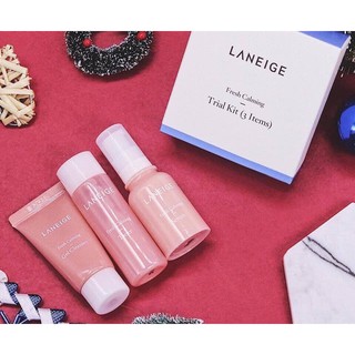 Laneige Fresh Calming Trial Kit Cân bằng và làm dịu da