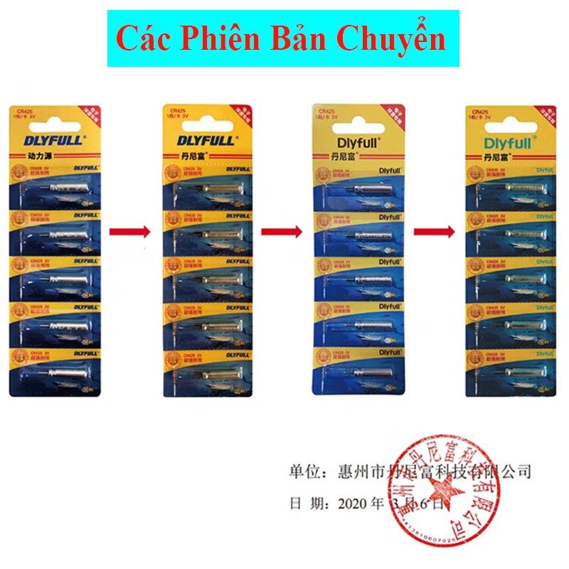 Pin Điện Tử Dlyfull CR-425  Chuyên lắp phao câu đài câu đêm PIN-CR-425